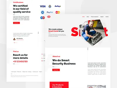 Card Service Homepage branding business business website card color creative credit card design homepage homepage design illustration landing page landing pages typography ui ui deisgn web webpage website website concept