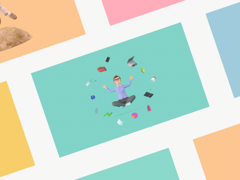 Toggl animation design illustration motion toggl toyfight ui ux web design website