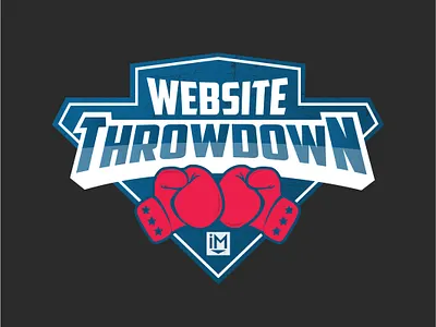 Website Throwdown Logo boxing boxing glove grunde illustration logo logodesign sticker