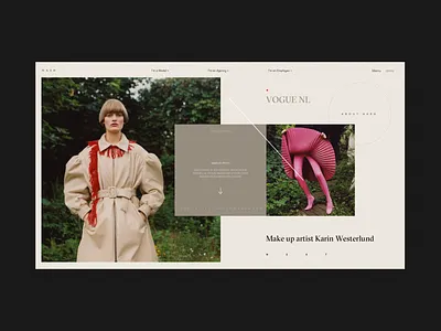 HASH Platform Model Preview Page art direction artist blog concept design fashion grid homepage interface model photo photography preview promo typography ui ux vogue web website