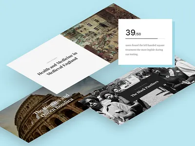 HLS - hero design testing content hero history isometric layout learning minimal testing website