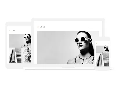 Imatra · Site Composition branding design flat identity interaction interaction design logo minimal photography photography branding photography portfolio photography website typography ui ux web website