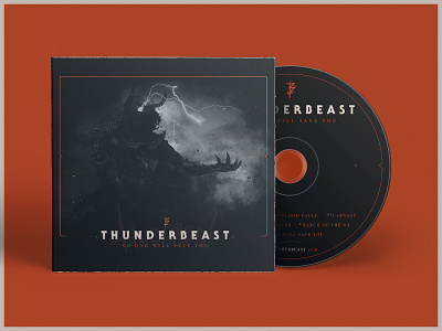 Thunderbeast Album album album artwork design matte matte painting typography