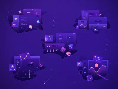 Illustration - Services art artwork design illustration illustration art illustrations illustrator ilustration image interface landing page service design services ui vector vector art web