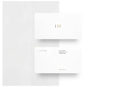 Imatra · Business Card White black and white branding business card business card design contemporary design elegant geometric identity logo minimal minimalist minimalist design photography photography branding symbol typography urban vector white