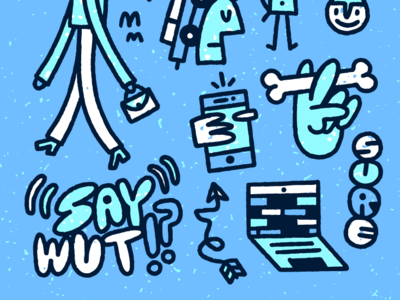 Speckly art doodle fun illustration speckle stuff texture vector
