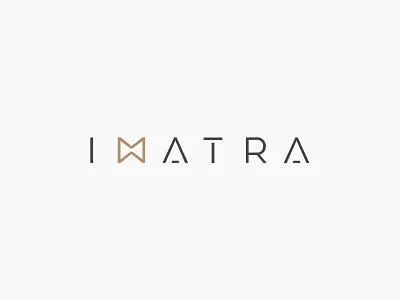 Imatra Logo black and white logo branding design elegant geometric identity logo minimal minimalist photography photography branding typography unique logo vector