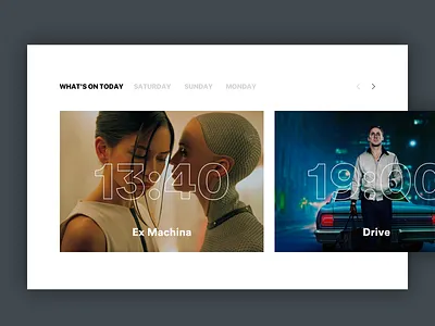 Independent Cinema cinema design ecommerce film lettering ui ux web website
