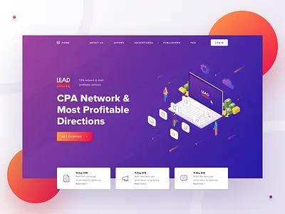 Drive – Hero Block advertisement affiliate affiliate marketing click cpa landing network product slide traffic