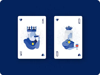 Digital playing cards for new joinee goodie bag. bangalore custom flatdesign graphic deisgn illustration inmobi playing cards