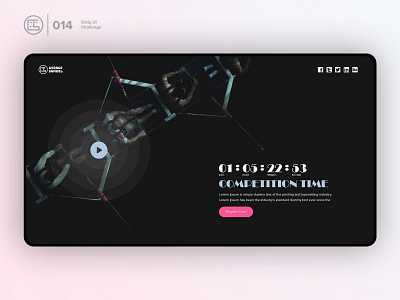 Countdown-timer | Daily UI challenge - Day 014/100 animation clean design countdown timer daily ui daily ui 014 dark ui ecommerce george samuel hero section interaction interaction design landing page swim trendy ui design ui ux design user experience user interface ux web design