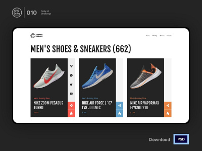 Social share | Daily UI challenge - Day 010/100 animation clean design daily ui daily ui 010 dark ui ecommerce george samuel hero section interaction interaction design landing page social share trendy ui design ui ux design user experience user interface ux web design
