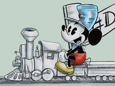 Mickey Doodle digital ipadpro mickeymouse procreate