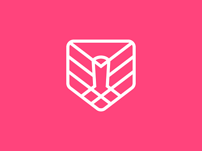 Viby - Logo animal bird bird logo brandidentity branding clean idenity line logo logomark mark owl owl logo simple v v logo vibe viby