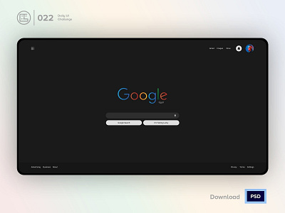 Google Dark Search| Daily UI challenge - Day 022/100 animation daily ui daily ui 022 dark search dark ui ecommerce free psd free ui kit freebies google hero section input interaction interaction design landing page search ui ux design user experience user interface ux