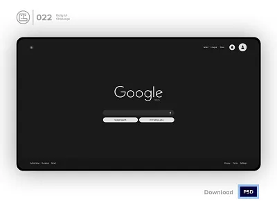 Google Dark Search | Daily UI challenge - Day 022/100 animation daily ui daily ui 022 dark ui ecommerce free psd free ui kit freebies google dark search hero section input interaction interaction design landing page search trendy ui ux design user experience user interface ux