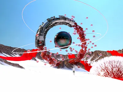 C4D daily exercises-Annihilation c4d design