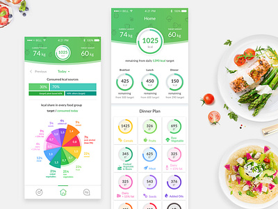 Home Screen app design ui ux