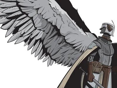 CHARACTER DESIGN - "Female Battle Angel" angel angels armor books character design coloring comic book comic books god graphic novel hell illustration inks painting patreon vector weapons