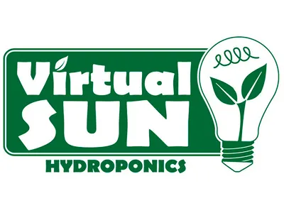 Virtual Sun Hydroponics branding design graphic design identity illustration logo logo design packaging product design typography