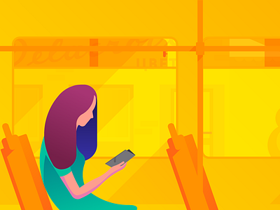 Hot Summer book ebook girl hot illustration july read reading summer