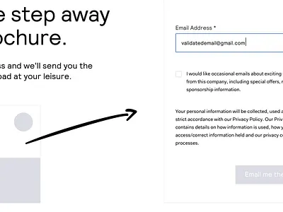 Download Brochure Conversion Flow conversion design conversion rate optimisation conversion rate optimization landing page user flow ux