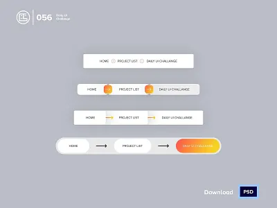Breadcrumbs | Daily UI challenge - 056/100 animation breadcrumbs daily ui daily ui 056 dark ui ecommerce free psd free ui kit freebies george samuel hero section interaction interaction design landing page trendy user experience user interface ux web design