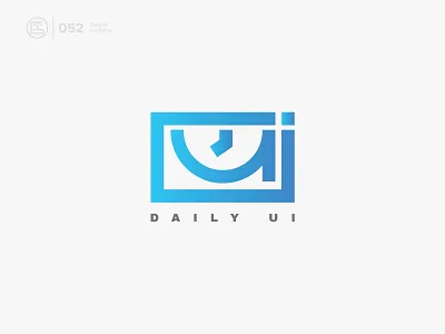 Daily UI Logo | Daily UI challenge - 052/100 animation daily ui daily ui 052 daily ui logo dark ui ecommerce free psd free ui kit freebies george samuel hero section interaction interaction design landing page logo design trendy user experience user interface ux web design