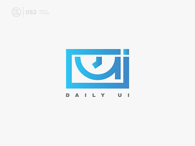 Daily UI Logo | Daily UI challenge - 052/100 animation daily ui daily ui 052 daily ui logo dark ui ecommerce free psd free ui kit freebies george samuel hero section interaction interaction design landing page logo design trendy user experience user interface ux web design