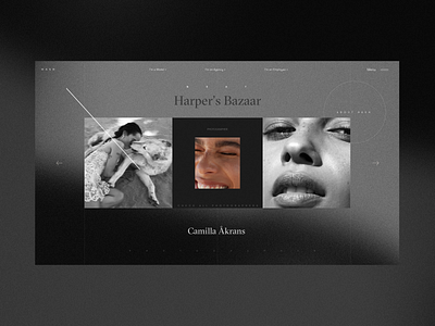 HASH Platform Model Preview Page Alternative Version blog concept design e commerce fashion grid imagery interface model photo photography preview shoot talent typography ui ux vogue web website