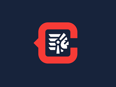 Cleveland Indians logo redesign baseball cleveland sports logo tribe
