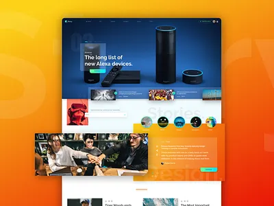 Blog/News/Media page blog ui ux web