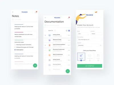 Teamx Mobile Dashboard app app concept app designer appdesign design icon icons illustrations interaction design ios onboarding prototype prototyping ui uidesign user experience ux