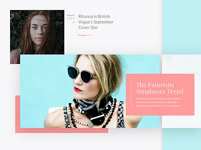 Blog Section blog blog design blog layout fashion ui user experience user inteface ux