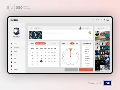 Date Picker | Daily UI challenge - 080/100 animation calendar clock daily ui daily ui 080 dark ui dashboard date picker ecommerce free psd free ui kit freebies george samuel hero section images drive interaction interaction design landing page user experience user interface