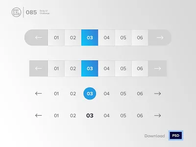 Pagination | Daily UI challenge - 085/100 animation daily ui daily ui 085 dark ui ecommerce free psd free ui kit freebies george samuel hero section interaction interaction design landing page pagination trendy user experience user interface ux web design
