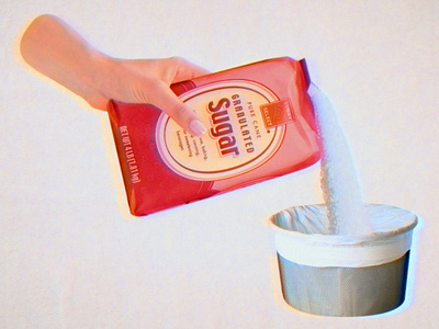 Trash Sugar collage design illustration sugar trash