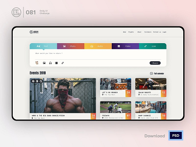 Status Update | Daily UI challenge - 081/100 animation daily ui daily ui 081 dark ui ecommerce emotions free psd free ui kit freebies george samuel hero section interaction interaction design landing page status update trendy update user experience user interface ux
