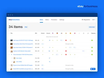 eBay for business UI Kit ebay uikit web