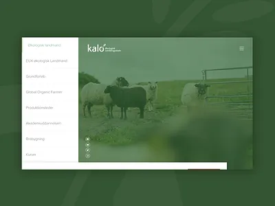 Agriculture school UI agriculture branding clean design flat nature school ui web website