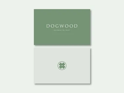 Dogwood Dermatology brand branding classic cute design elegant feminine floral flower logo logo design minimal modern pretty typography