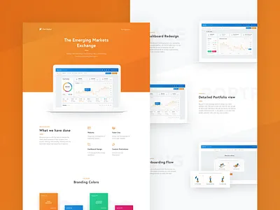 Alluma Behance Case alluma crypto exchange platform alluma exchange design behance case case study flair showcase illustrations onboarding landing page user interface modern mockups orange black white colors ui ux website dashboard design