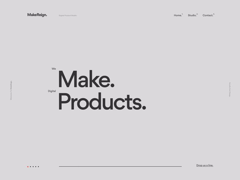 MakeReign Website — 006 animation deformation design folio javascript motion portfolio transition wave webgl