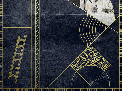 Square 6 black and white design illustration occult photoshop shapes texture