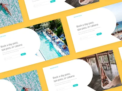 Web Explorations for Brand Mark Concept branding clean hero homepage interface landing leisure logo minimal photo photography responsive travel typography ui user interface vacation web web design website