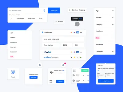E-commerce UI ecommerce ecommerce design online retail retail smart toys toy store ui ui style guide ux web design web store