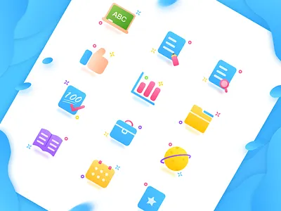 Education icon education icon ui