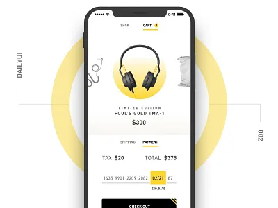 DailyUI 002 – Checkout dailyui 002 iphonex shop