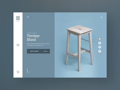 Simple Furniture Website Design blue branding clean decor design designer ecommerce flat fullwidth furniture inspiration logo responsive shopping typography ui ux web design webdesign website