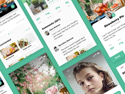 Food application interface-4 design ui ux